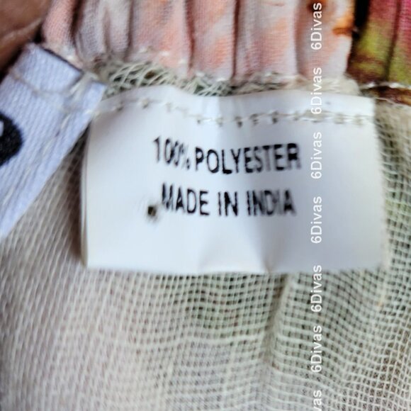 Fifteen Yard Skirt in Cream Beige with butterfly and bird motif - Picture 11 of 11